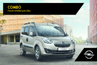 Opel Combo - Navod na obsluhu 2017 SK 